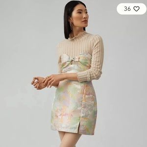 ✨FLASH SALE  Anthropologie Maeve Strapless Mini Bow Dress